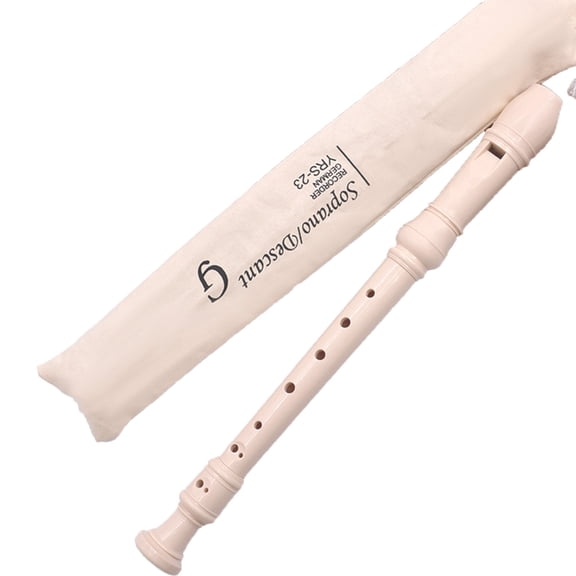 JZROCKER 8-Hole Soprano Recorder Clarinet Descant Recorders Vertical Flute Easy Adjustable Instrument Treble Flute Easy to Play