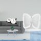 thumbnail image 2 of Reloj de pared,Reloj de pared de panda,decoración para el hogar,lindo y creativo.,Cojín con lazo bonito,Cojín con forma de lazo,lindo cojín decorativo con lazo,Funda de almohada suave con, 2 of 8