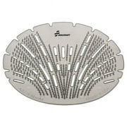 SKILCRAFT Deodorizing Urinal Screen - Lasts upto 45 Days - Anti-splash, Clog Remover, Deodorizer - 10 / Box - Gray