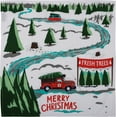 thumbnail image 2 of Pickup Truck and Holiday Tree Merry Christmas Kitchen Dish Towel, 2 of 3