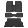 thumbnail image 1 of Alfombrillas Motor Trend FlexTough de 4 piezas, resistentes, para coche, 1 of 6