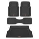 thumbnail image 1 of Alfombrillas Motor Trend FlexTough de 4 piezas, resistentes, para coche, 1 of 6