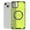 Green, variant on Honeycomb Transparent Case for iPhone 15, Compatible with MagSafe Accessories Wireless Charging Slim Anti-Scratch Shockproof Dual Layer Cover Case for iPhone 15 - Black