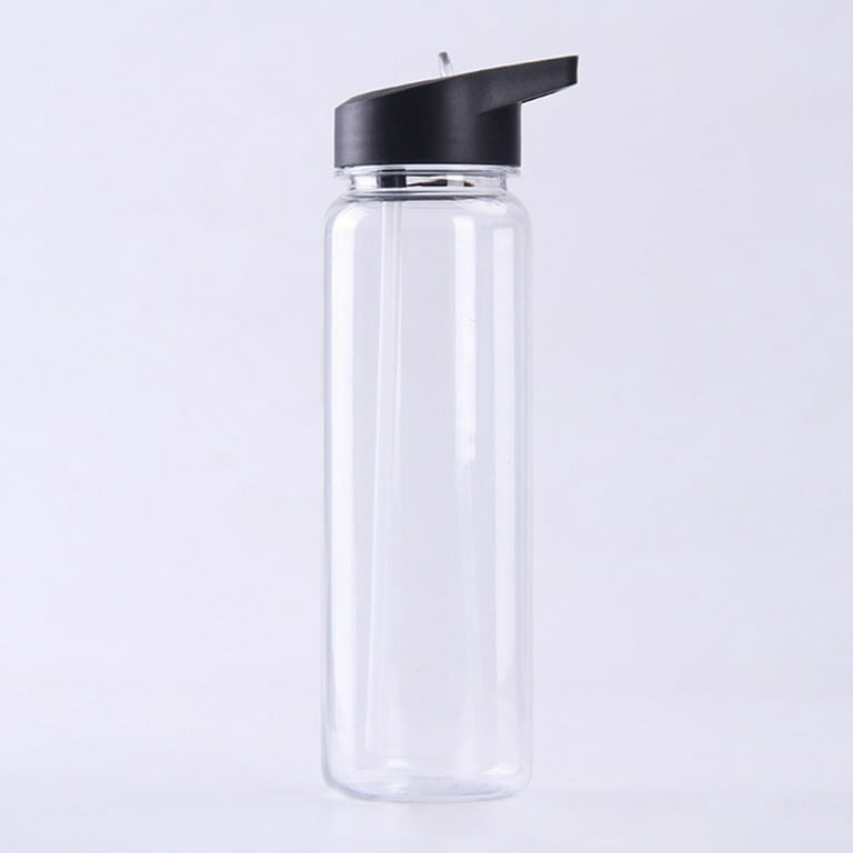 Zegsy 32oz hydroclear sport water bottle with flip straw
