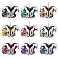thumbnail image 4 of Zmeidao Personalized Football Player Christmas Ornaments, Football Shoulder Pads and Helmet Ornament, Christmas Tree Hanging Ornament, Football Lover Gifts, 4 of 4