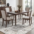 thumbnail image 5 of SIXHOME 5'x7' Washable Area Rug for Living Room Vintage Medallion Distressed Carpet Soft Low Pile Large Rug for Bedroom Dining Room Office Retro Indoor Home Decor Gray, 5 of 6