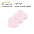 thumbnail image 4 of Uxcell Paper and Bag Clips,20Pack Heart Shape Clamps Snacks Bag Clips,Pink, 4 of 5