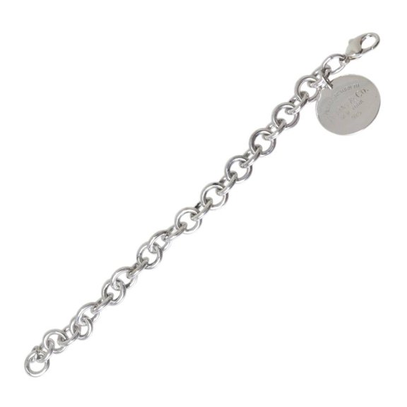 Pre-Owned Tiffany & Co. Return to Bracelet, Sterling Silver 925, Wrist circumference 19cm,...