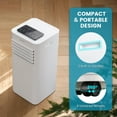 thumbnail image 6 of Costway 6000BTU (10000 BTU ASHRAE) Portable Air Conditioner3-in-1 AC Unit with Cool Fan Dehum Sleep Mode, 6 of 11