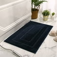 thumbnail image 3 of TOPCHANCES Bathroom Rug Bath Mat, Soft Absorbent Bathroom Mat, Fluffy Shaggy Bath Rug ( 40x60cm, Deep Blue ), 3 of 14