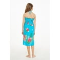 thumbnail image 2 of Girl Hawaiian Halter Dress in Pretty Tropical Turquoise Size 14, 2 of 5