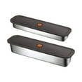 thumbnail image 3 of MOMOJIA Rectangular Kitchen Container Box Steel Bacons Tray Organizers with Airtight Lid, 3 of 9