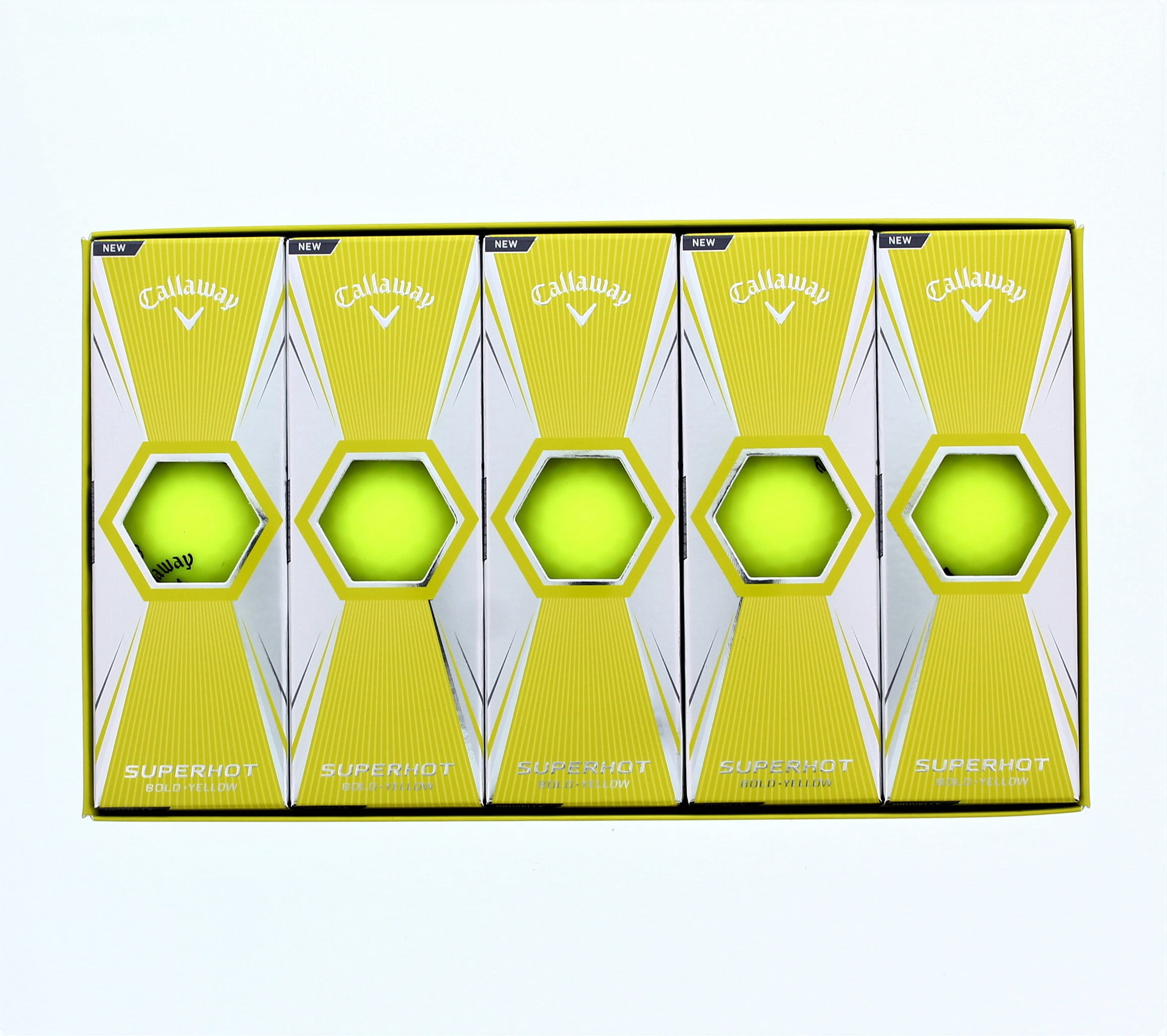 Callaway Superhot Golf Balls, 15 Pack, Yellow
