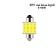 thumbnail image 4 of Sidaley Luz Interior Universal para coche, aleación de aluminio, luz trasera para puerta de maletero, bombilla montada en automóvil, iluminación de Bombillas para automóviles Luz azul de 12V 31MM Sidaley VI018312-09, 4 of 6