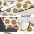 thumbnail image 3 of White Sunflower Pattern Kitchen Rug Mat,Kitchen Runner Rugs Non Skid Washable,Decorative Kitchen Floor Mats for Kitchen,Sink,Laundry,17"X47", 3 of 5