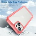 thumbnail image 6 of Allytech for iPhone 15 Plus Case, Clear Back Cover Hard Shell Rugged Hybrid Shockproof Cell Phone Case for Apple iPhone 15 Plus, Red, 6 of 8