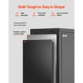 thumbnail image 6 of VEVOR Metal Wall Cabinet, 30W x 12.2D x 30H Inch, Steel Floating Hanging Storage Cabinet with Locking Doors and Adjustable Shelf for Garage, Basement, Kitchen, Warehouse Assembly Required, Black, 6 of 9