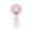 Pink, variant on Portable Fan - Rechargeable Handheld Fan, 3 Speeds Personal Small Hand Gifts for Travel Essentials, Lash, Makeup Women USB, Cute Design(Yellow)