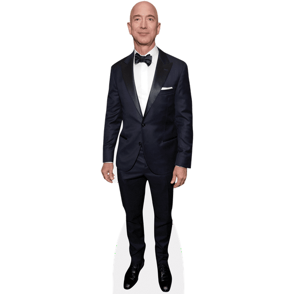 Jeff Bezos (Bow Tie) Mini Cardboard Cutout Standee