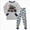 A146-Grey, variant on Boys 2‑Piece Pajama Set with Cartoon Graphic,Soft Fabric Sleepwear for Boys 6-7 Years