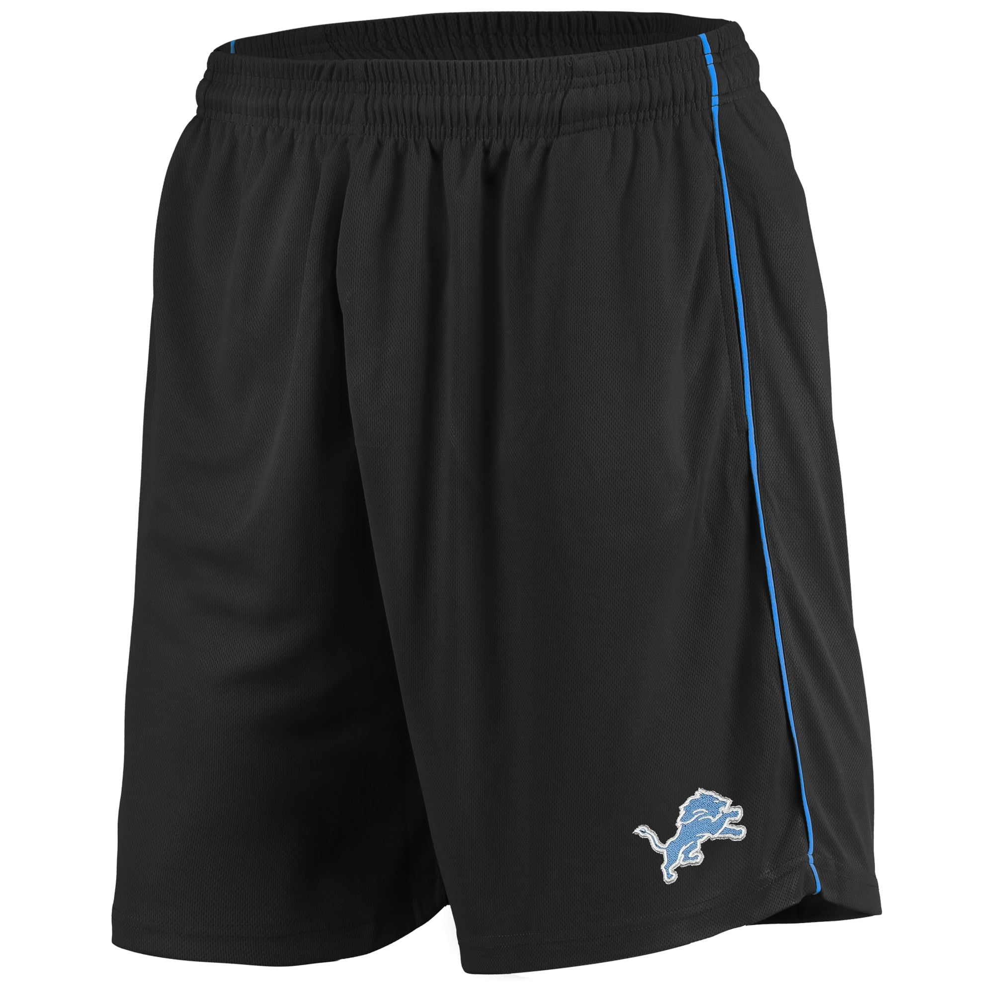 Men's Majestic Black Detroit Lions Mesh Shorts - Walmart.com