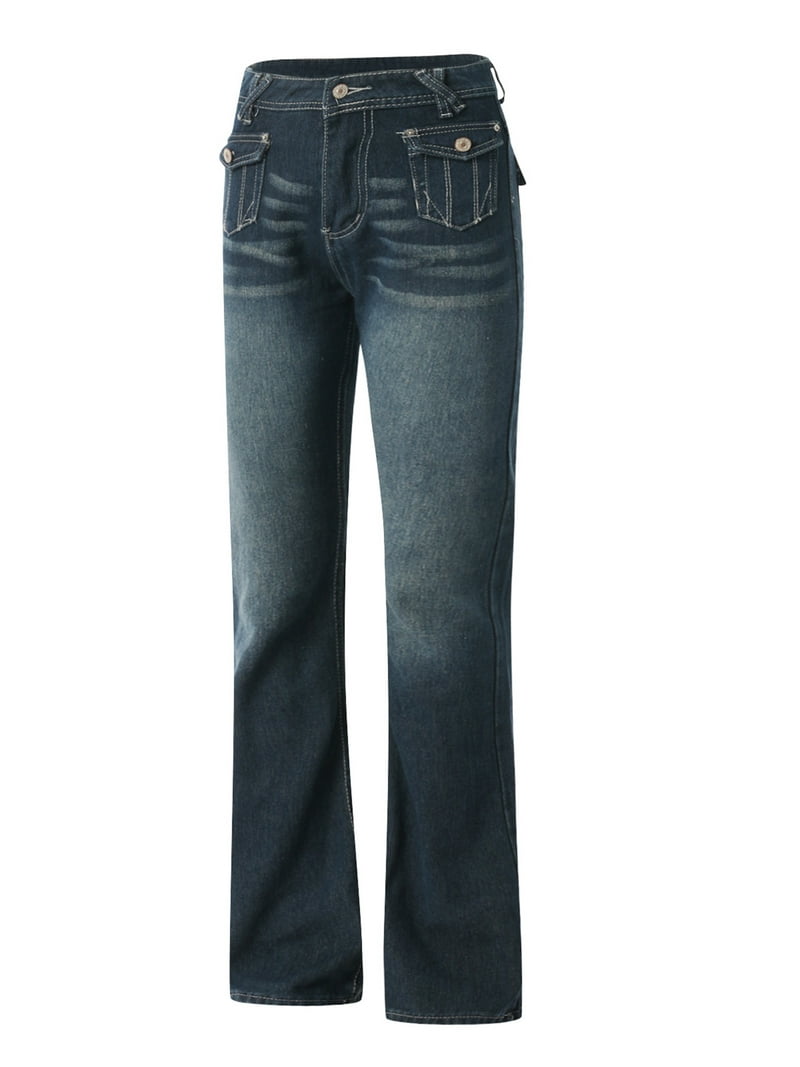 Canrulo Women Y2k Low Waist Baggy Pants Vintage Loose