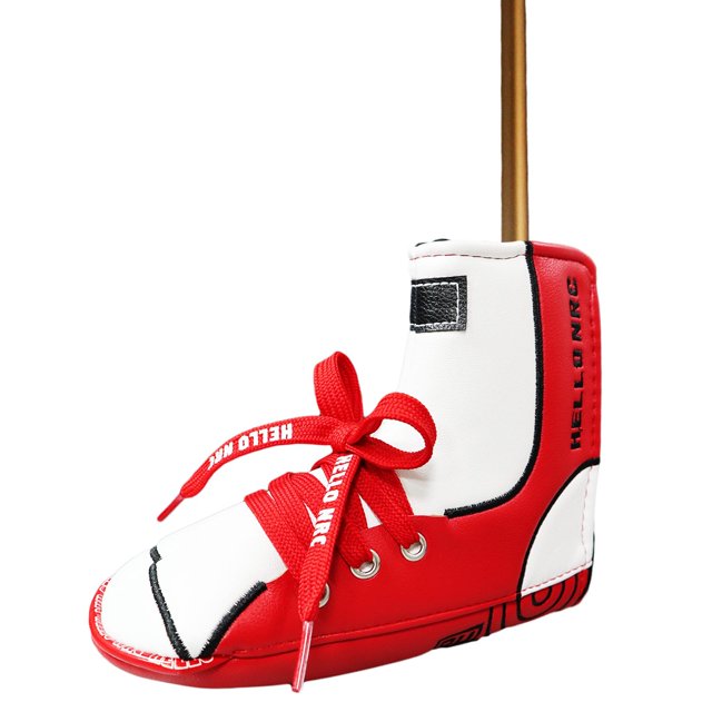 Cubierta de la cabeza del putter de golf shamjiam PU Rojo