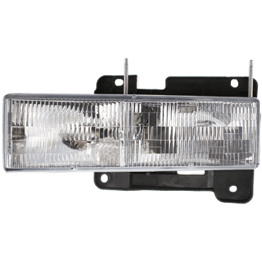 Headlight Compatible With 1988-2000 Chevrolet K2500 1992-1999 GMC Yukon Left Driver Halogen With bulb(s)