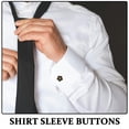 thumbnail image 3 of unbranded 2Pares Cufflinks Para Camisas Floral Japonés Accesorios Versátiles De Negocios, 3 of 6