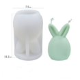 thumbnail image 3 of Easter Rabbit Candle Silicone Mould DIY Rabbit Aromatherapy Candle Gypsum Expansion Stone Silicone Mould Tumbler Turner, 3 of 5