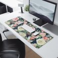 thumbnail image 2 of Long Mouse Pads for Desk,Pioneer Flower Floral Print Pattern Desk Mats on Top Of Desks, Desk Mouse Pad Extra Large with 3mm Non-Slip Base and Stitched Edge for Gaming,Office,Work,Home 31.5"x11.8", 2 of 6