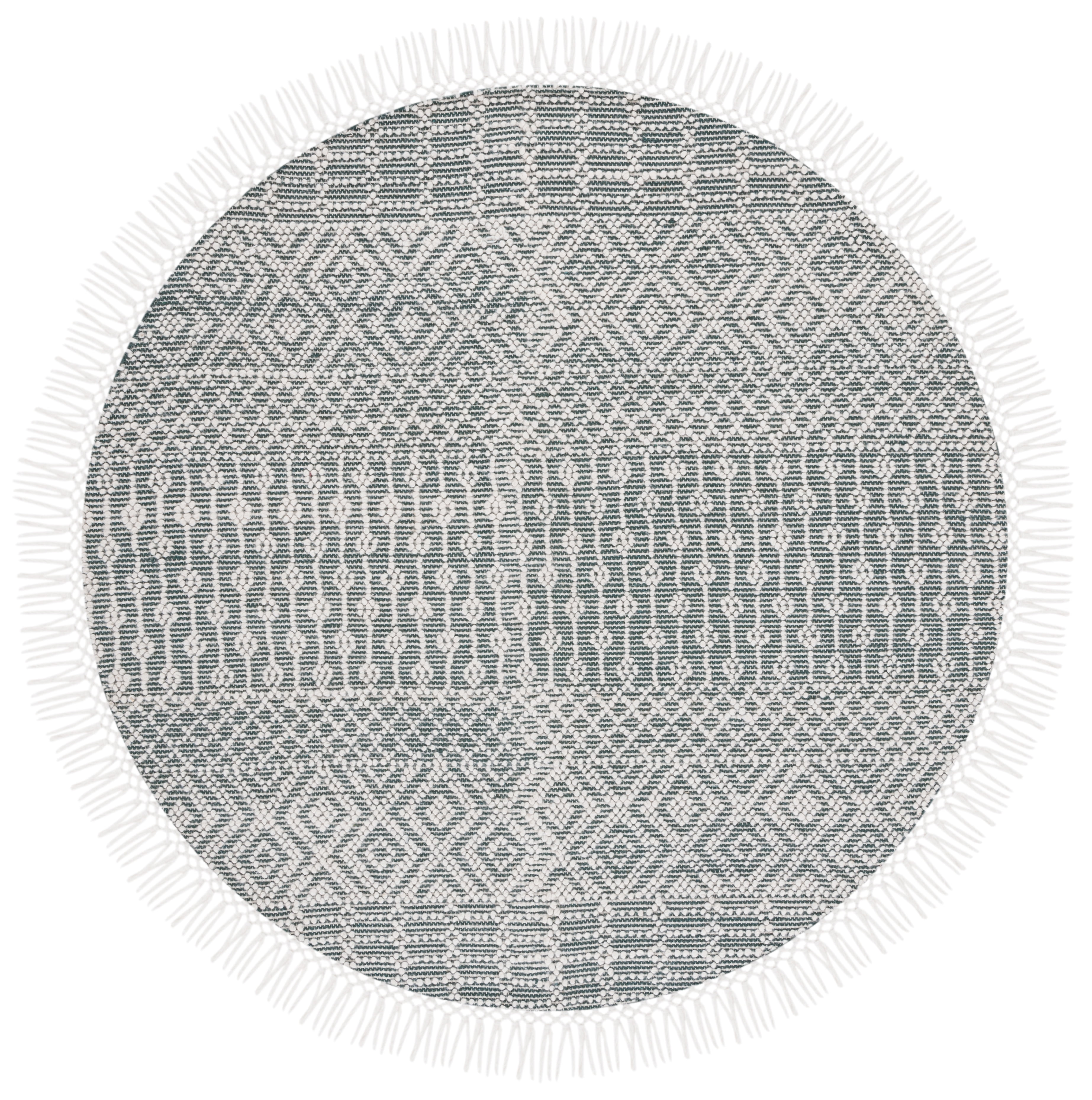 Safavieh Natura Cordelia Southwestern Wool Area Rug, Green, 4' x 4' Round