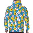 thumbnail image 7 of Salouo Lovely Duck Pattern Men's Fall Hoodie Sweatshirt,Sport Hoodie with Pockets for Men Pullover Casual Hooded Sweatshirt-X-Large, 7 of 7