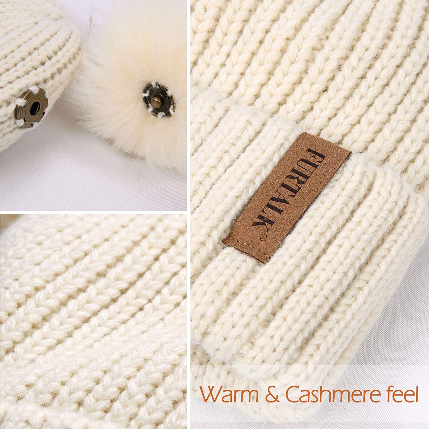 FURTALK Cute Winter Beanie Hats for 