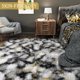 thumbnail image 4 of Alfombra LOCHAS Ultra Suave 122x183 cm Peluda Gris-Dorado, 4 of 7