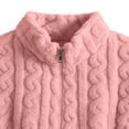 thumbnail image 6 of NominalSnug Flannel Pajamas for Women Sets Full Zip up Fuzzy Fleece Cardigans Wide Legh Pants Winter Thicken Warm Lounge Sleepwear 2 Piece, 6 of 7