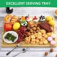 thumbnail image 5 of Extra Large Bamboo Cutting Board, Wooden Cutting Board for Kitchen With Juice Groove and Handles, Over Sink Board Meat Cutting Board, Large Caving Board Charcuterie Board, 5 of 8