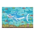 thumbnail image 2 of MKHERT Cartoon Shark Doormat Rug Home Decor Floor Mat Bath Mat 23.6x15.7 inch, 2 of 3