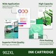 thumbnail image 2 of 902 902XL Ink Cartridges Compatible for 902 902XL 2 Pack for OfficeJet Pro 6968 6978 6958 6978 6968 6970 6971 6974 6975 6979 6960 6961 6963 6964 6965 6966 6950 902 XL Printer (2 x Black), 2 of 6