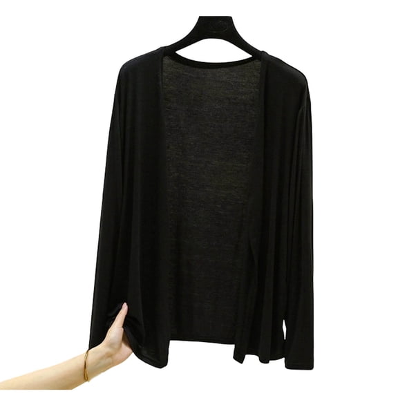 Women Casual Lightweight Open Front Cardigans Long Sleeve Cardigans Dusters Summer Sun Protection Outfits