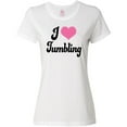 thumbnail image 3 of Inktastic I Love Tumbling Women's T-Shirt, 3 of 5