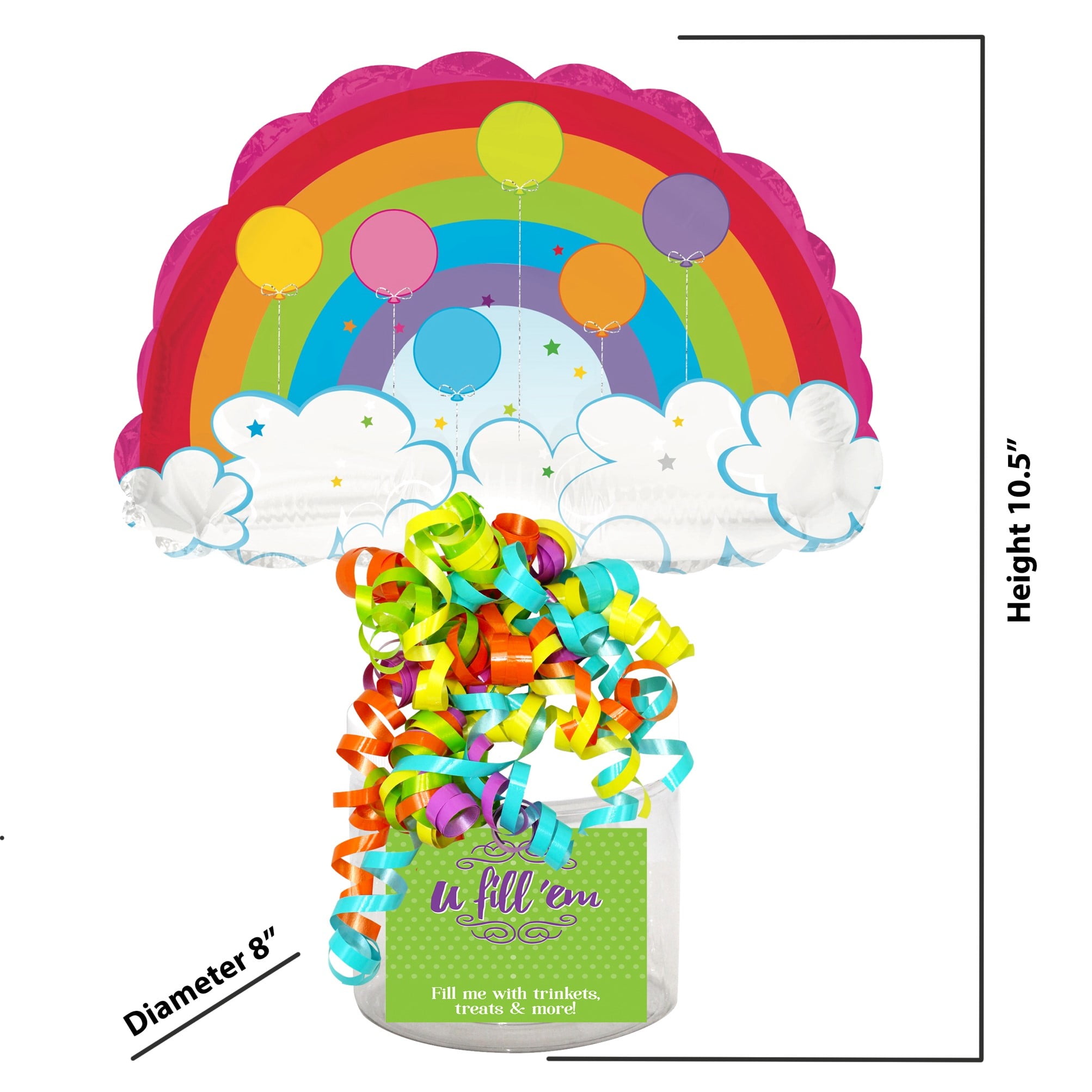 CTI Industries Rainbow Party Favors With Balloons
