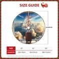 thumbnail image 2 of Fotbe Sunset Airplane Travel View Pattern Christmas Tree Skirt, Tree Skirts Plush Christmas Decorations, Christmas Tree Skirts Xmas Decorations Holiday Party Decor-48", 2 of 6