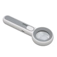thumbnail image 1 of Handheld Magnifying Glass, 11X LED Magnifying Glass Touch Button 3 Grades 10 Lamp Beads Ergonomic  For Close Work, 1 of 8