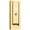 Lifetime Polished Brass, variant on Baldwin 0185190 Modern Rectangular Door Knocker - Black