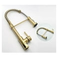 thumbnail image 4 of Pull Out Kitchen Sink Faucet Stream Sprayer Kitchen Rotatable Hot Cold Crane Brass Black Gold, 4 of 10