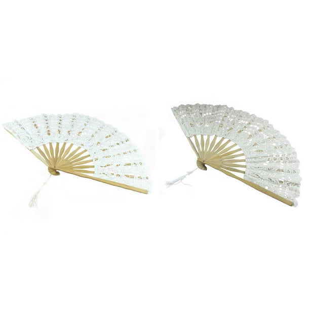 Lace hand fans for wedding deals