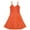 orange, variant on GUESS Womens Smocked Fit & Flare Dress, Orange, Small