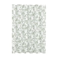 thumbnail image 2 of Cortina de ducha floral con estampado de pequeñas flores – Tela de estilo nórdico, impermeable, para decoración de baño, ideal para bañera o ducha – Cortina de nailon lavable con ojales reforzados y, 2 of 6