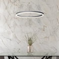 thumbnail image 4 of Pemberly Row 24" Adjustable ETL Certified Integrated LED Chandelier in Silver, 4 of 10
